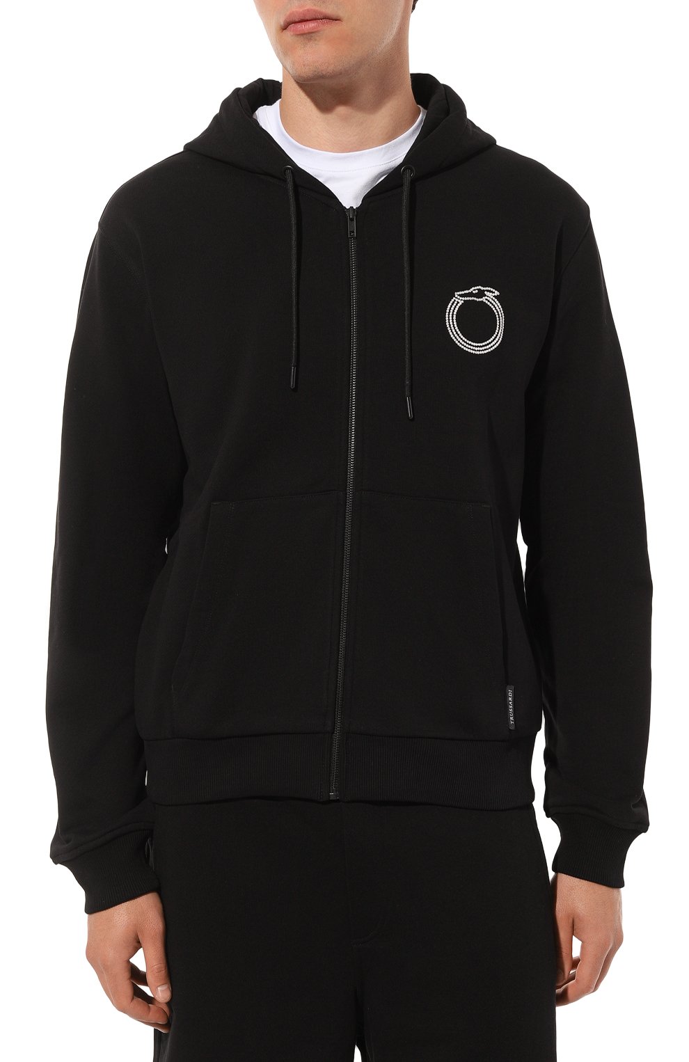 Хлопковая толстовка TRUSSARDI, арт. 52F00320-1T006398, фото 3