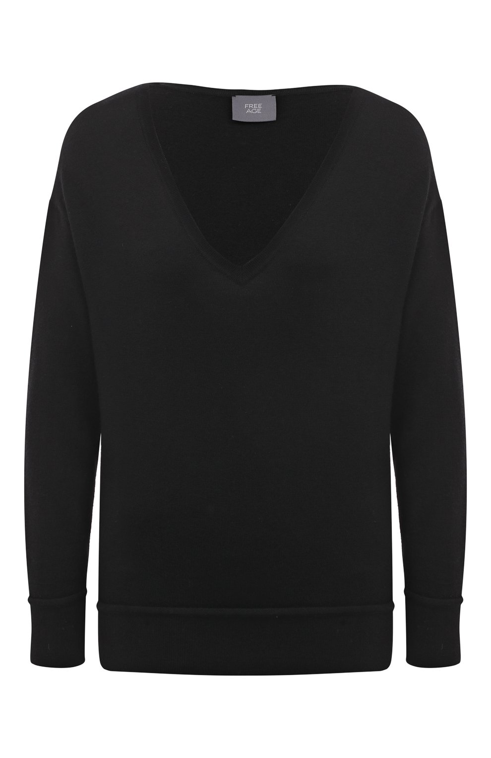 Кашемировый пуловер FREEAGE, арт. FWW1910240BK, фото 1