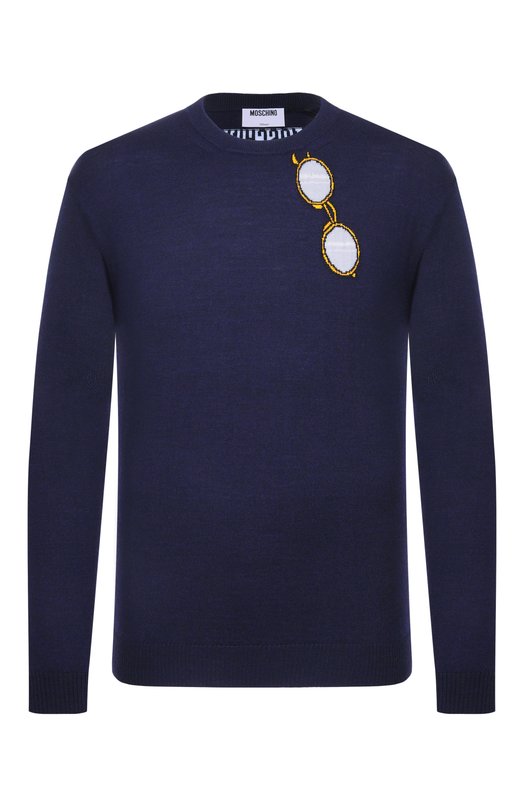 Шерстяной джемпер Moschino V0917/0200 Синий V0917/0200