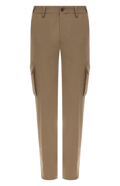 Брюки-карго из хлопка и шерсти CORNELIANI, арт. 894L02-2118200/00, фото 1
