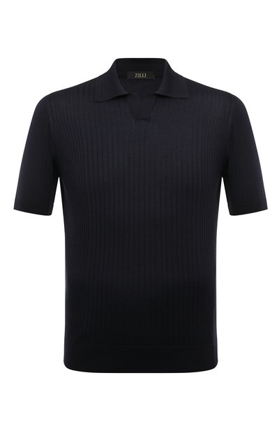 Мужская шелковое поло ZILLI, арт. KVNSP2M0640VST000