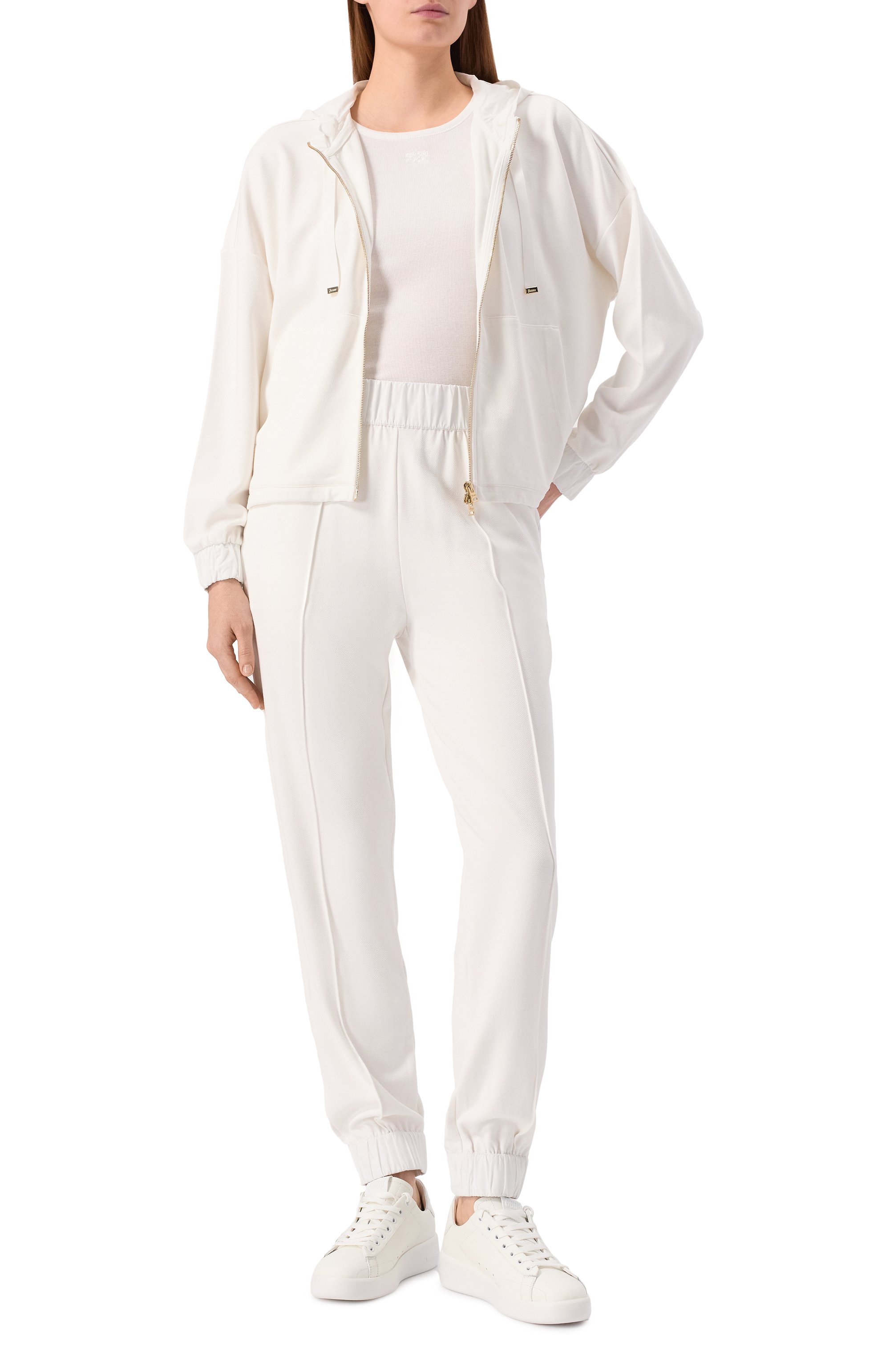 Джоггеры из вискозы HERNO, арт. PT000087D/50080, фото 2