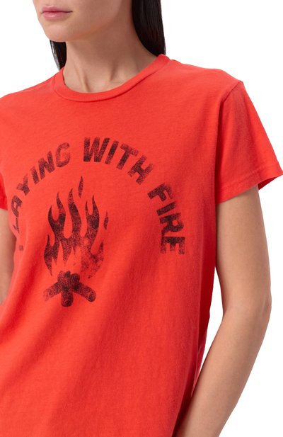 Хлопковая футболка MOTHER, арт. 8231-1079/G, фото 5