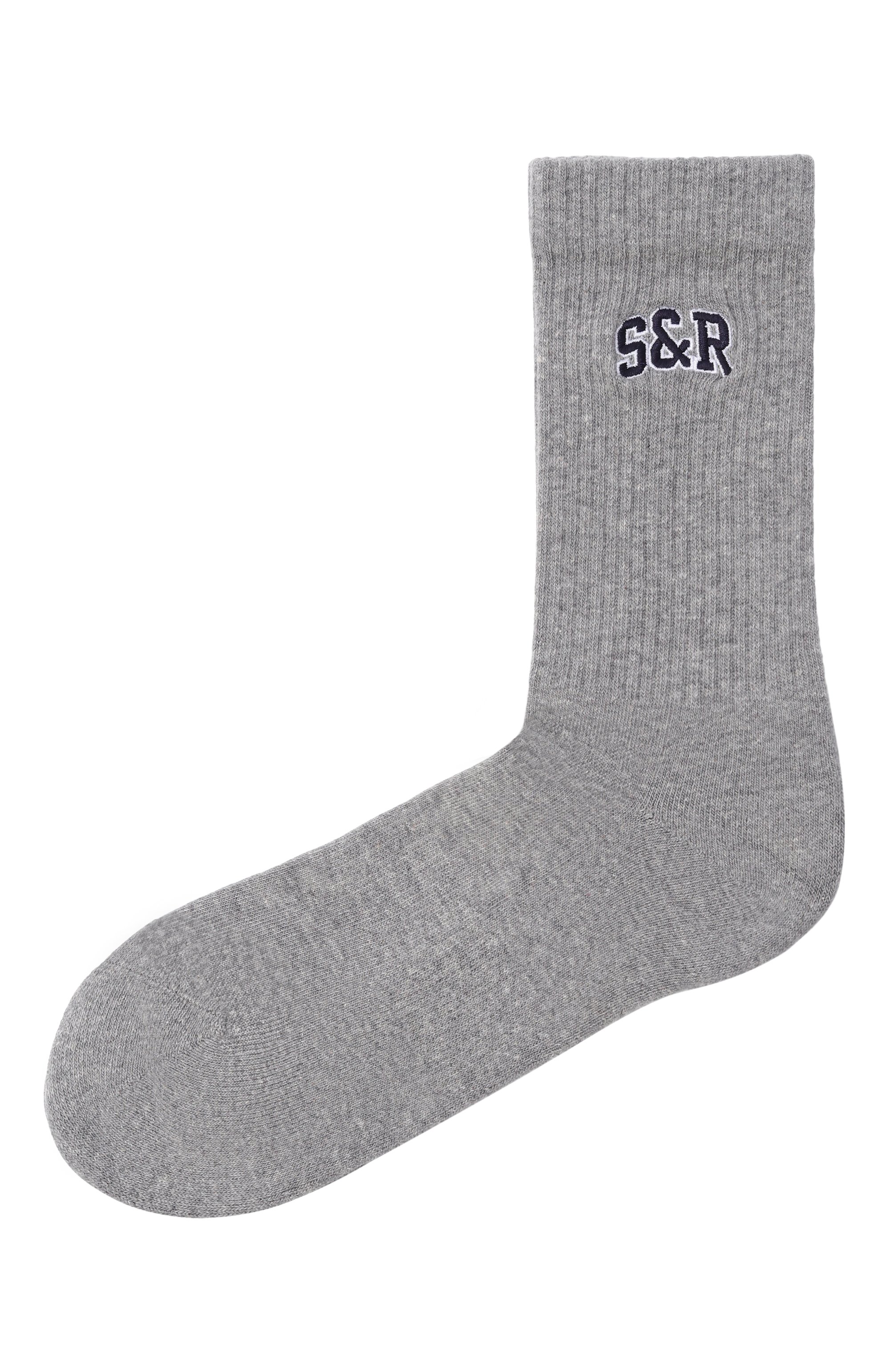 Хлопковые носки SPORTY AND RICH, арт. AC07764082GY03, фото 1