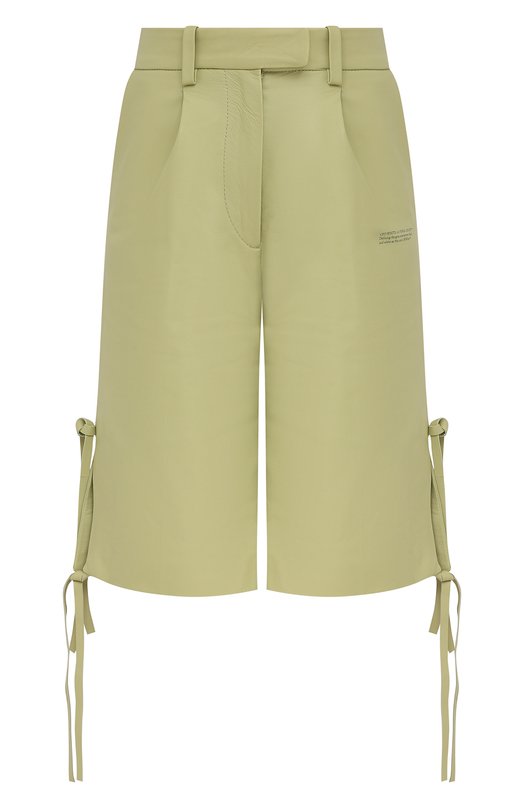 

Кожаные шорты Off-White, Зелёный