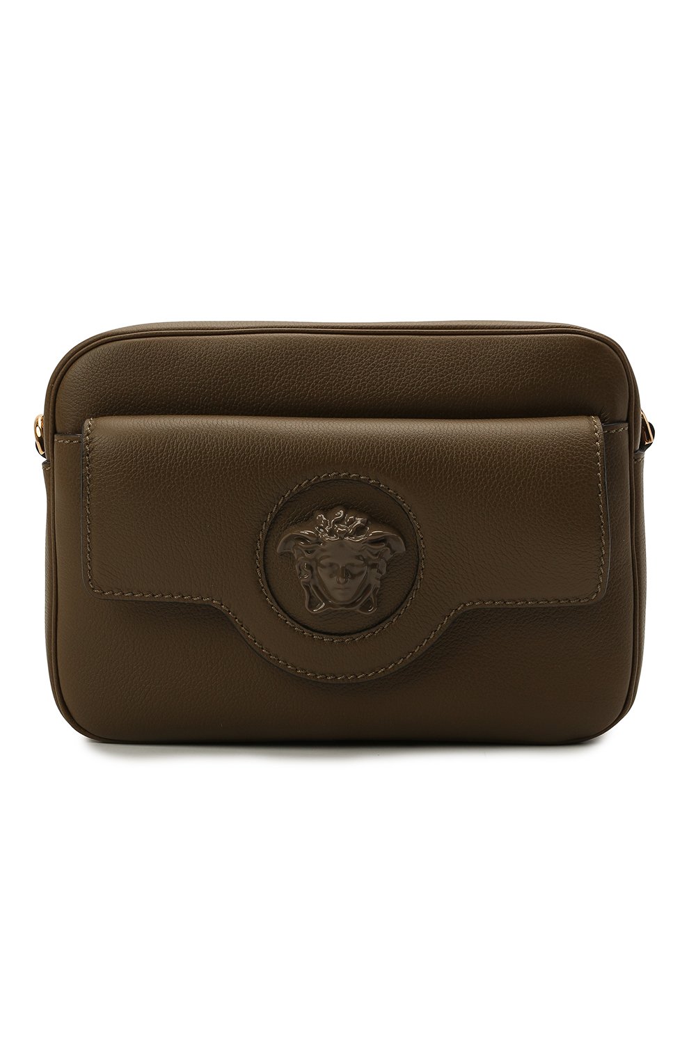 Сумка la medusa VERSACE хаки цвета по цене 120000 руб., арт. DBFI046/DVIT3T, фото 1 Сумка la medusa VERSACE, арт. DBFI046/DVIT3T, фото 1