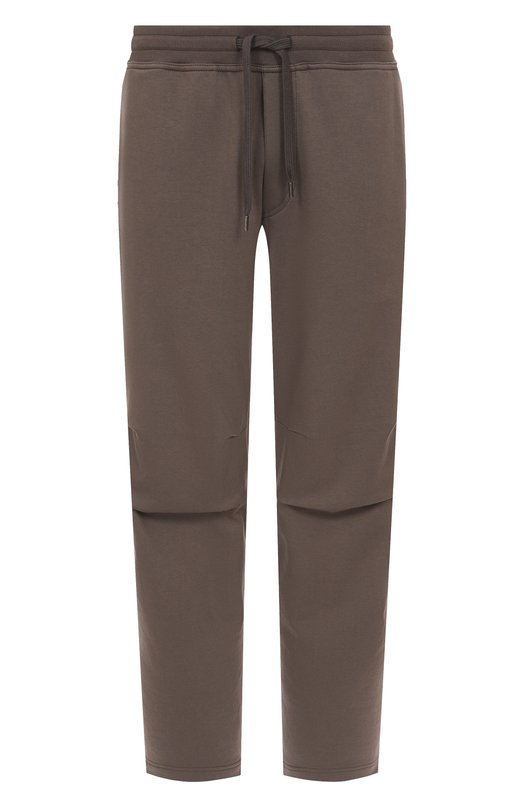Хлопковые брюки Brunello Cucinelli MW8633381G Коричневый MW8633381G