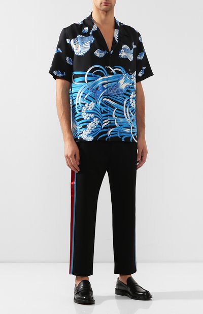 Шелковая рубашка VALENTINO, арт. SV3AAA905BQ, фото 2