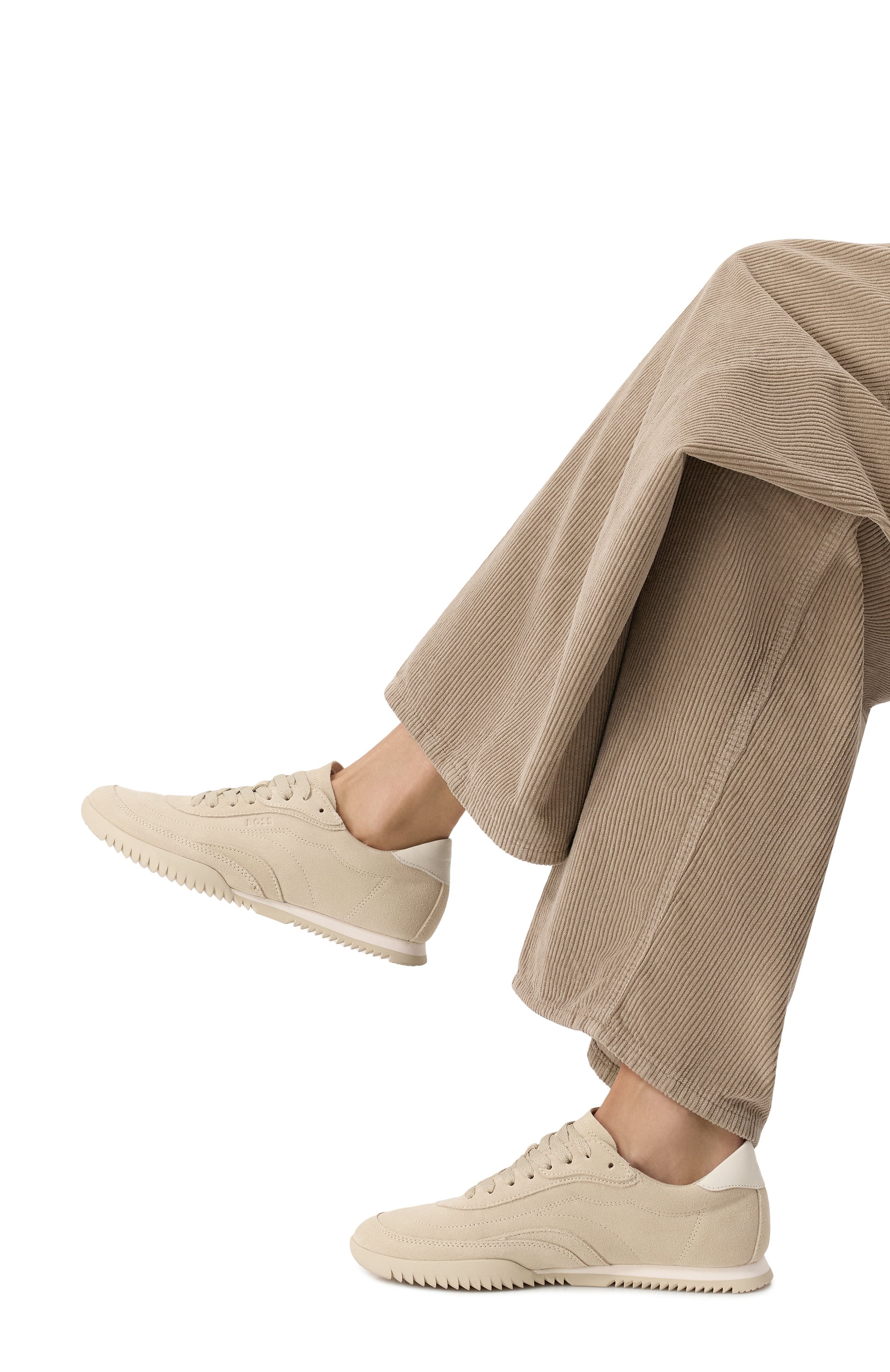 Замшевые кроссовки carlynn BOSS, арт. 50541691, фото 3