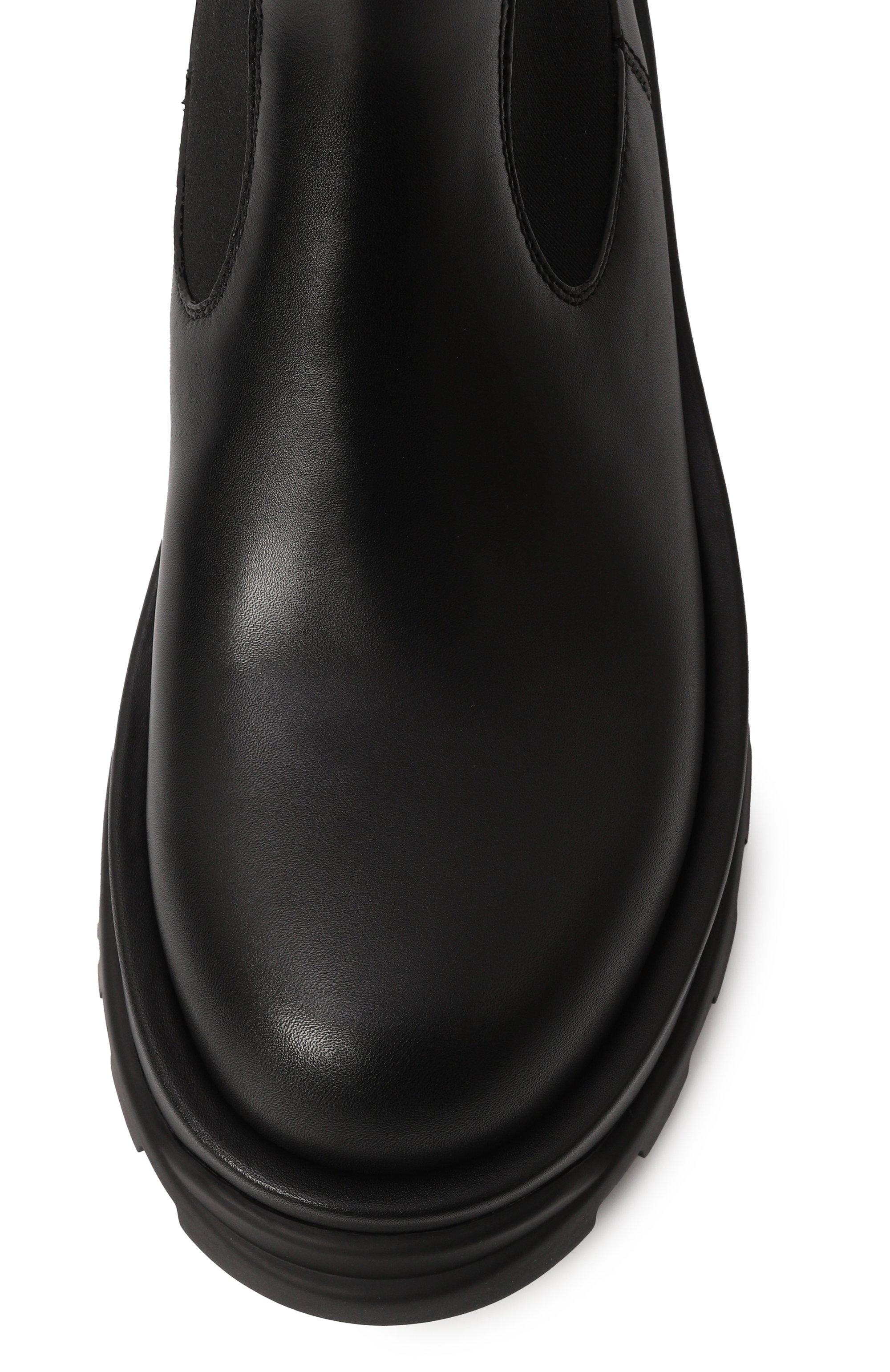 Кожаные челси JIL SANDER черного цвета по цене 138000 руб., арт. J44WU0018-P4942, фото 6 Кожаные челси JIL SANDER, арт. J44WU0018-P4942, фото 6