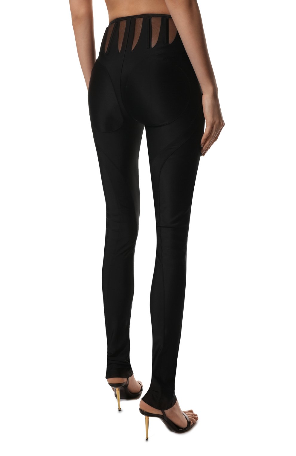 Легинсы MUGLER черного цвета по цене 134500 руб., арт. 21W1PA0350691, фото 4 Легинсы MUGLER, арт. 21W1PA0350691, фото 4
