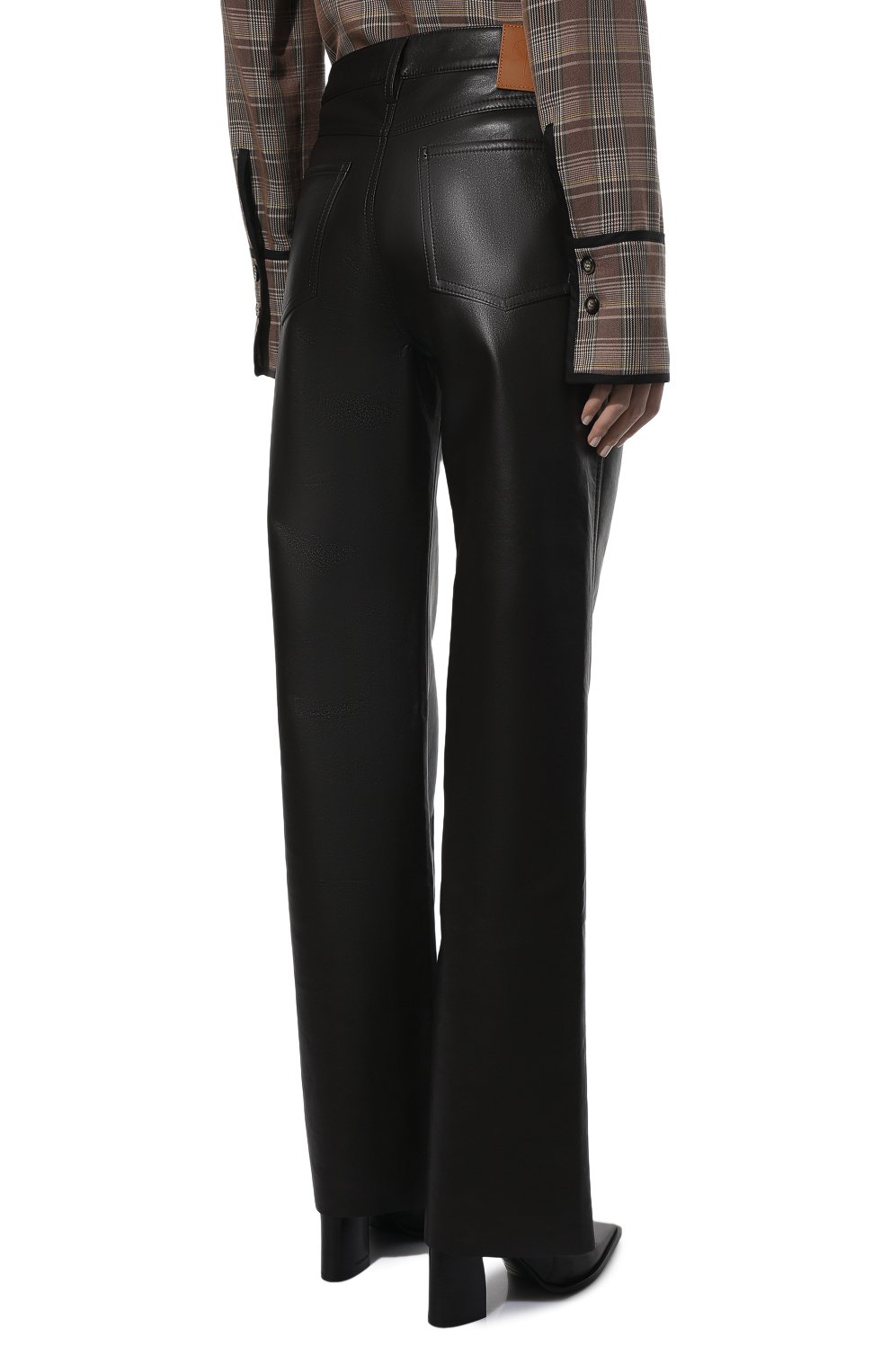 Комбинированные брюки NANUSHKA, арт. NW21FWPA00278, фото 4