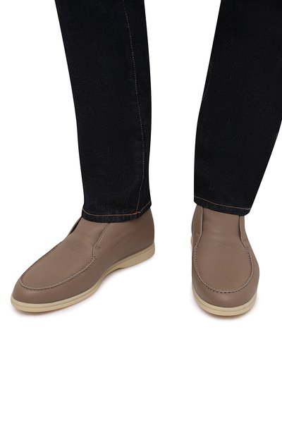 Кожаные ботинки open walk LORO PIANA, арт. FAI3276, фото 3