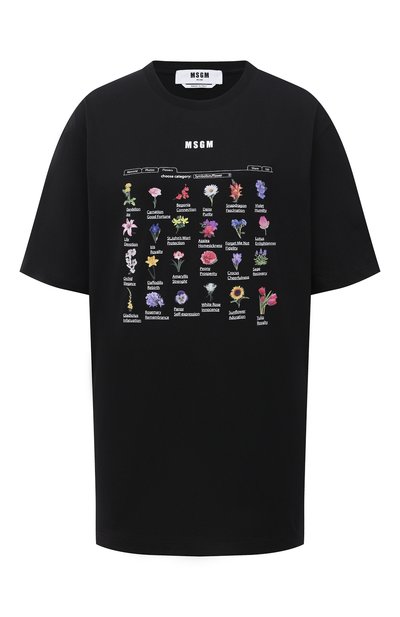 Женская хлопковая футболка MSGM, арт. 3041MDM109 217298
