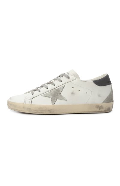 Кожаные кеды super star GOLDEN GOOSE DELUXE BRAND, арт. GWF00102.F006113, фото 4
