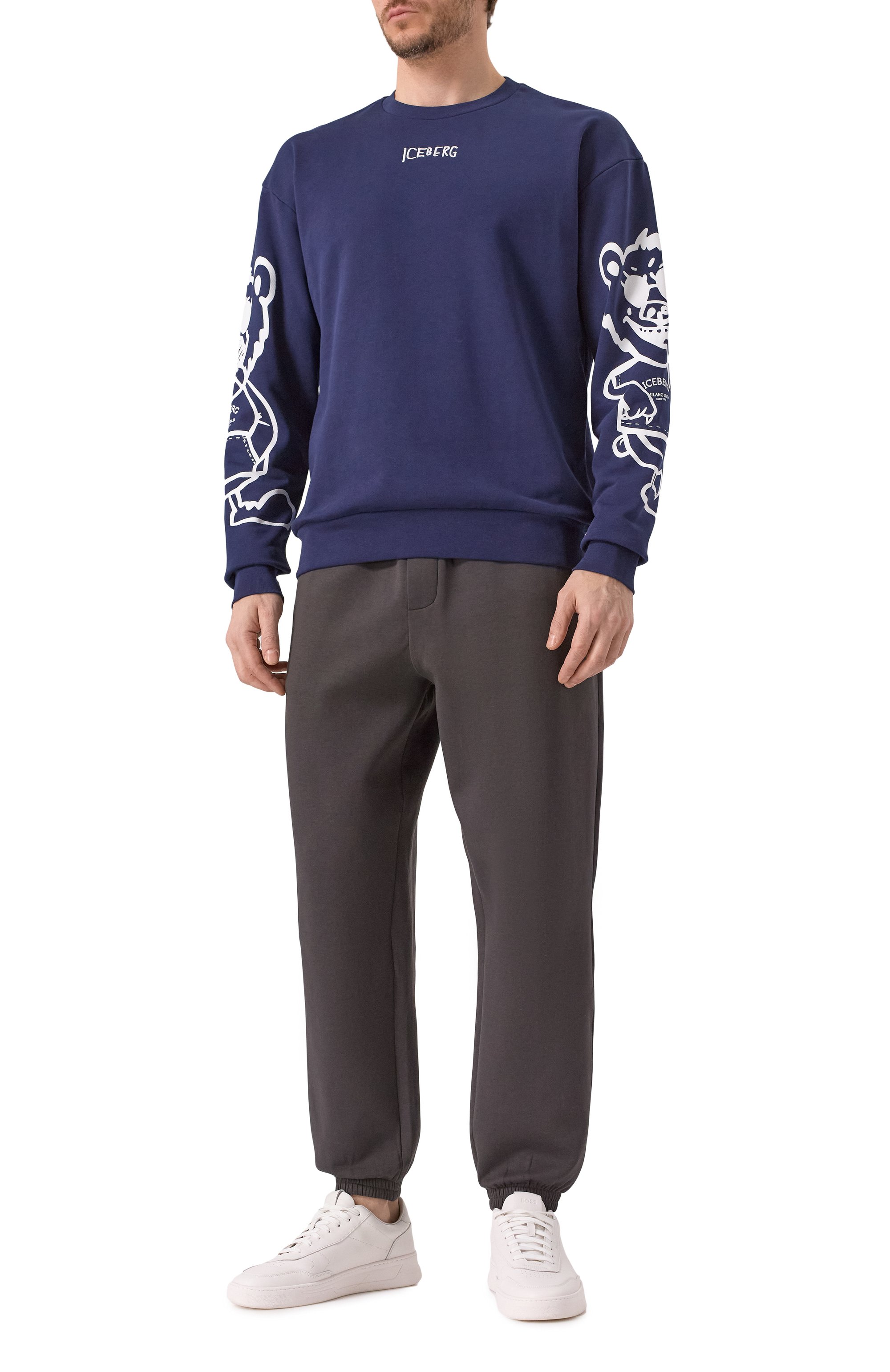Хлопковый свитшот ICEBERG, арт. E053/6341, фото 2