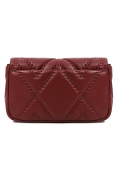 Женская сумка j marc MARC JACOBS (THE) бордового цвета, арт. 2S3HSH007H03 | Фото 6 (Сумки-технические: Сумки через плечо; Материал: Натуральная кожа; Материал сплава: Проставлено; Ремень/цепочка: На ремешке; Драгоценные камни: Проставлено; Размер: small)