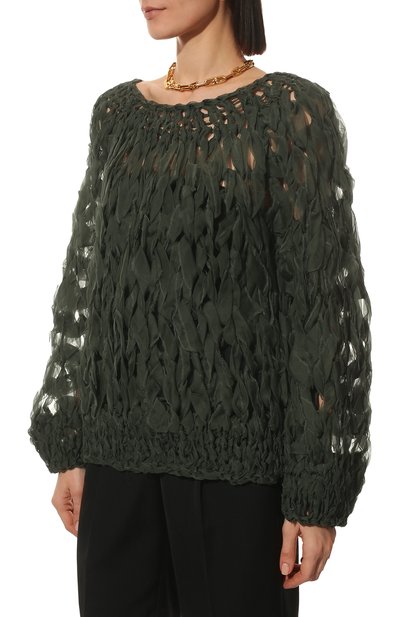 Шелковая блузка DRIES VAN NOTEN, арт. 221-011270-4710, фото 3