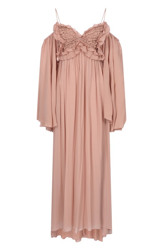 Платье из вискозы Blumarine 4A457A Розовый 4A457A