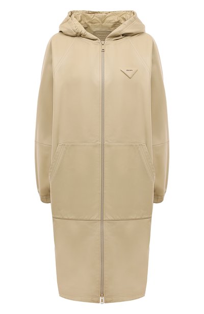 Женский кожаный плащ PRADA, арт. 56995-FLY-F0065
