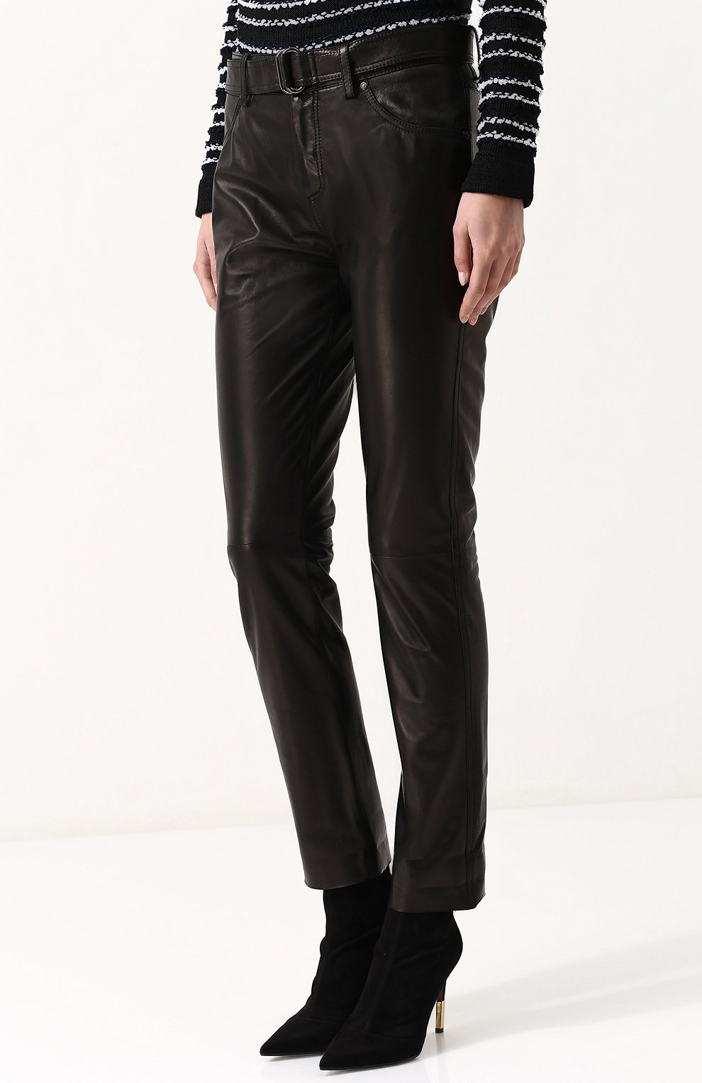 Кожаные брюки TOM FORD, арт. PAL647-LEX181, фото 3