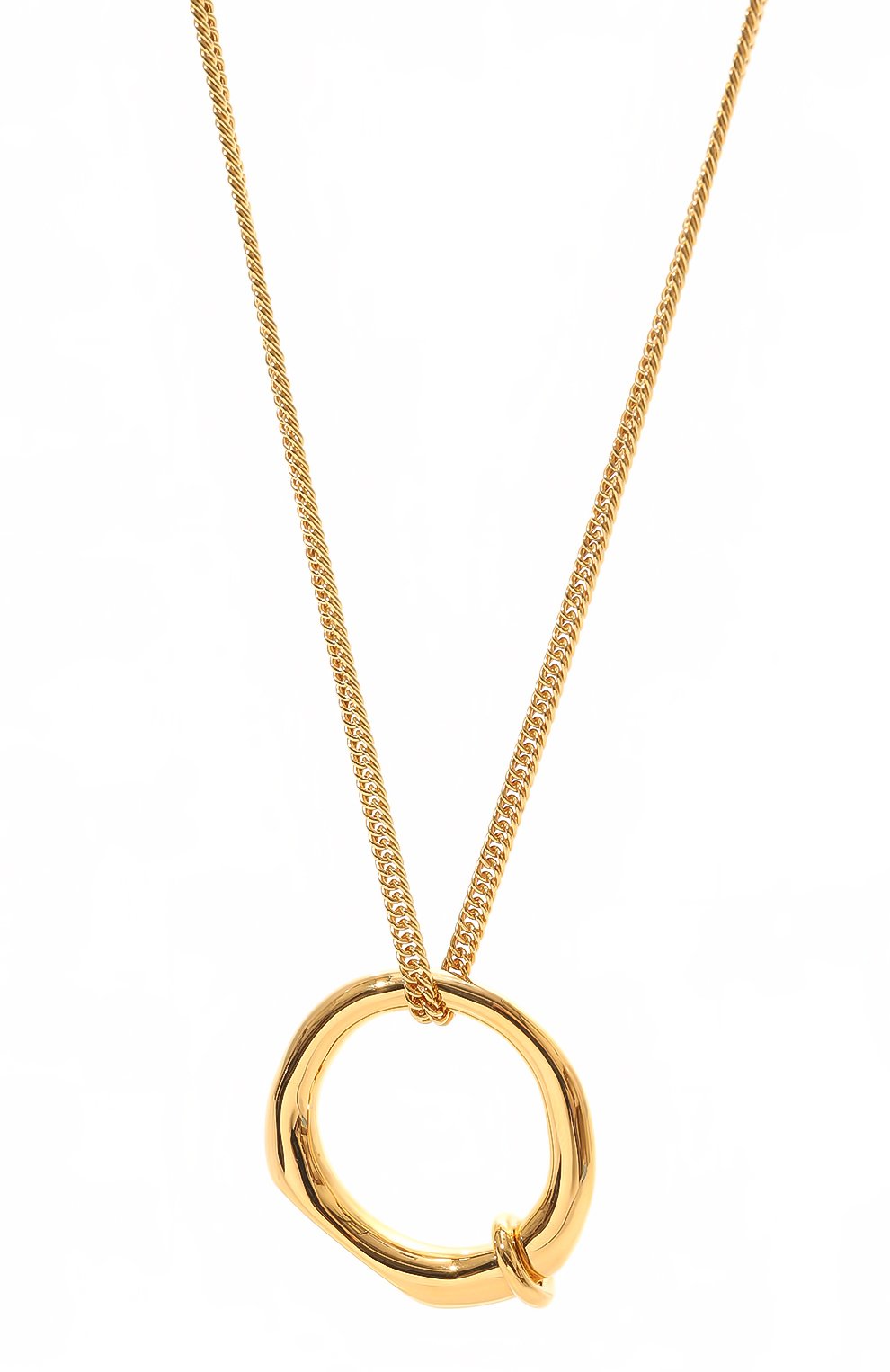 Подвеска на цепочке JIL SANDER золотого цвета по цене 73700 руб., арт. J11UU0052 P4877/G0LD, фото 3 Подвеска на цепочке JIL SANDER, арт. J11UU0052 P4877/G0LD, фото 3