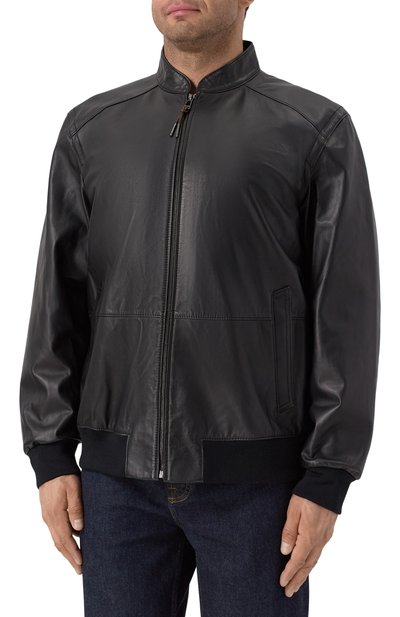 Кожаный бомбер WINDSOR, арт. B0RELL03-L/1300145/60, фото 3