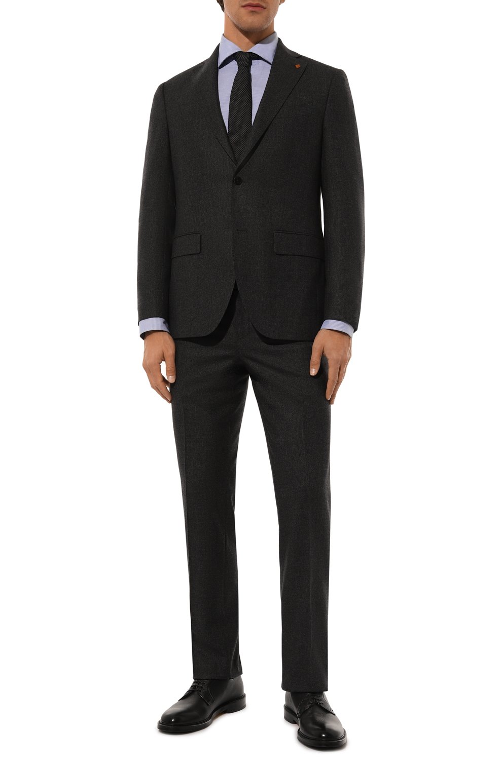 Хлопковая сорочка CANALI синего цвета по цене 27000 руб., арт. NX98/GR03199, фото 2 Хлопковая сорочка CANALI, арт. NX98/GR03199, фото 2