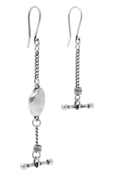 Серьги ANN DEMEULEMEESTER серебряного цвета по цене 72200 руб., арт. B0013712/0T018, фото 3 Серьги ANN DEMEULEMEESTER, арт. B0013712/0T018, фото 3