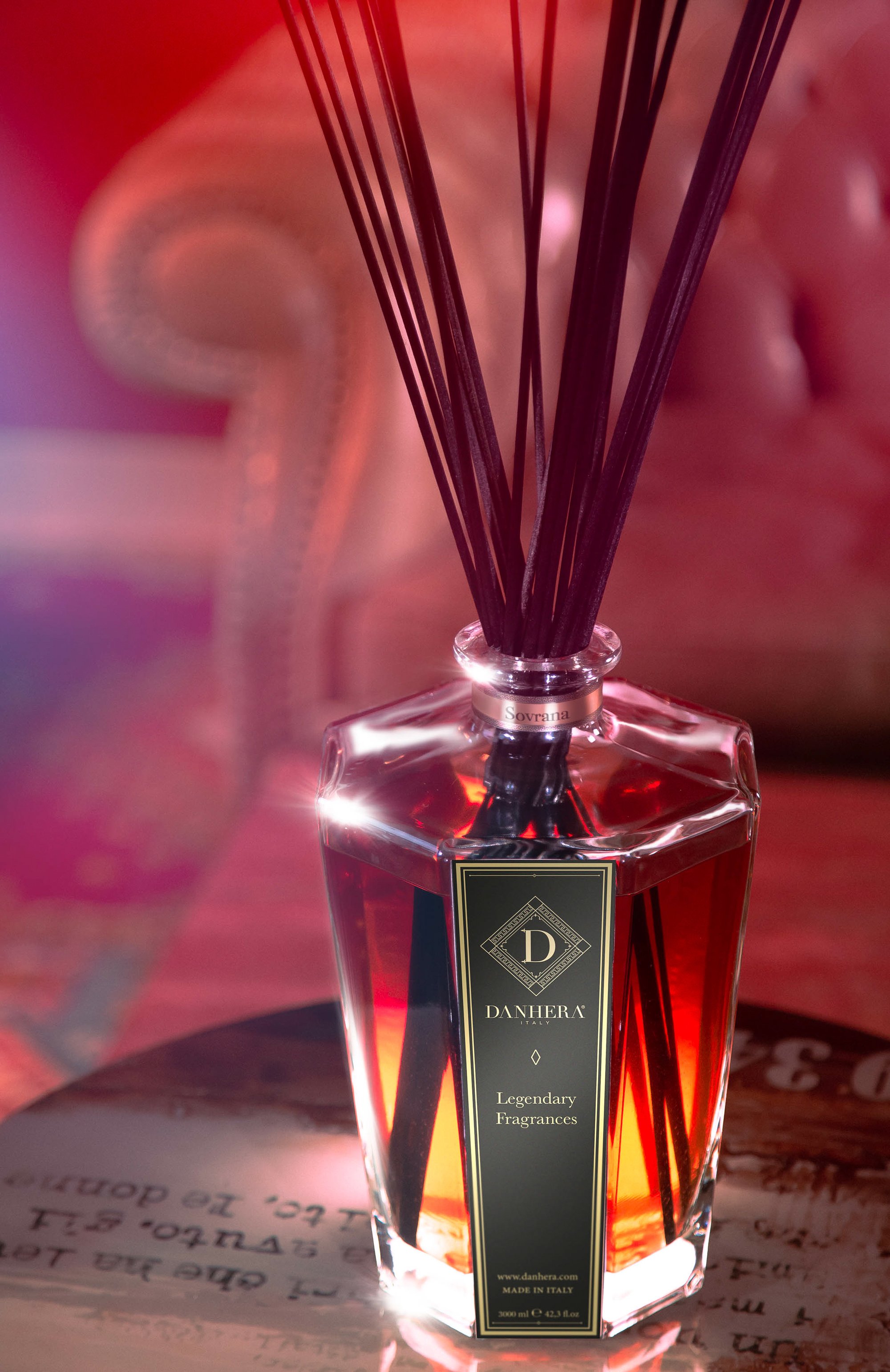 Диффузор sovrana (ваза 1250ml + рефил 3x500ml) DANHERA ITALY, арт. DANHSOV1250DEC, фото 7