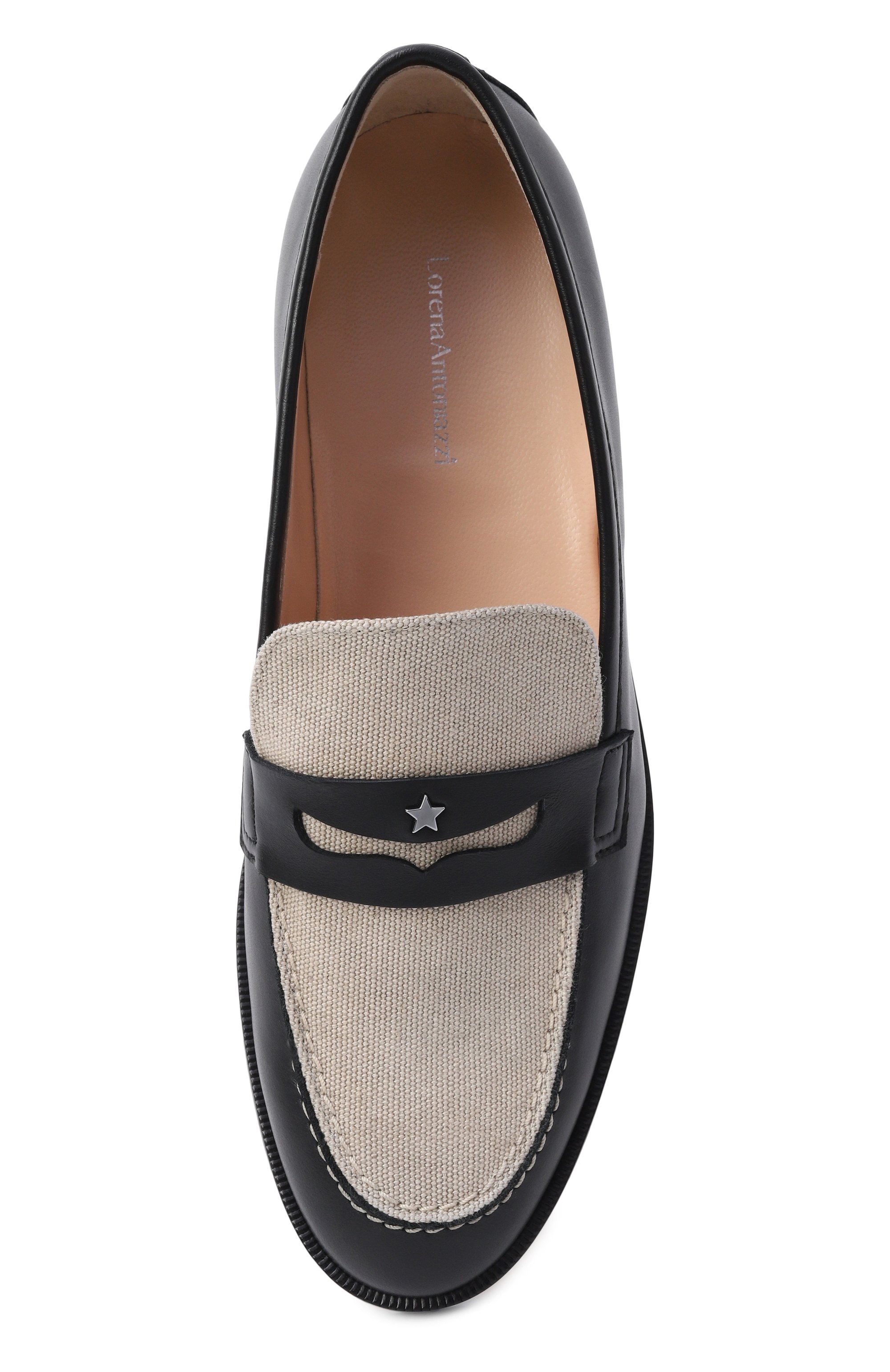 Комбинированные пенни-лоферы LORENA ANTONIAZZI, арт. P26205SC19A/9847, фото 6