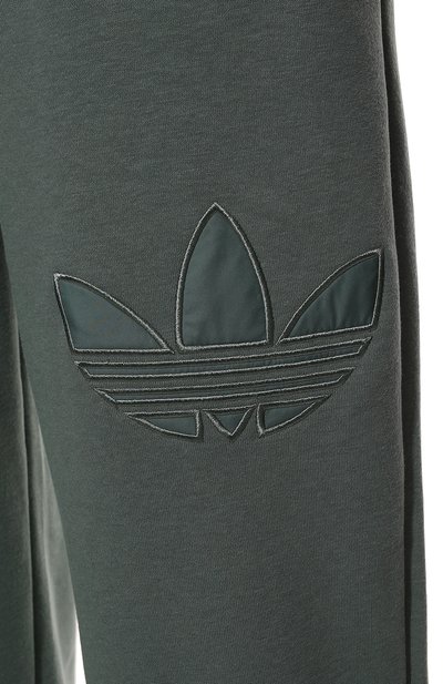 Хлопковые джоггеры ADIDAS ORIGINALS зеленого цвета по цене 7000 руб., арт. HE4751, фото 5 Хлопковые джоггеры ADIDAS ORIGINALS, арт. HE4751, фото 5