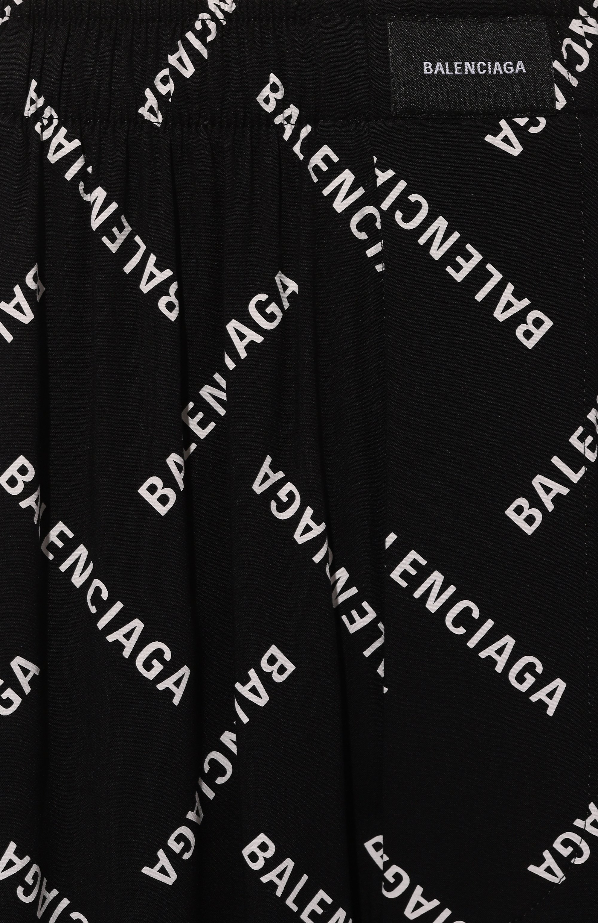 Брюки из вискозы BALENCIAGA черного цвета по цене 192500 руб., арт. 659026/TPLA5, фото 5 Брюки из вискозы BALENCIAGA, арт. 659026/TPLA5, фото 5