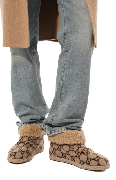 Текстильные сапоги GUCCI, арт. 593517 G38M0, фото 3