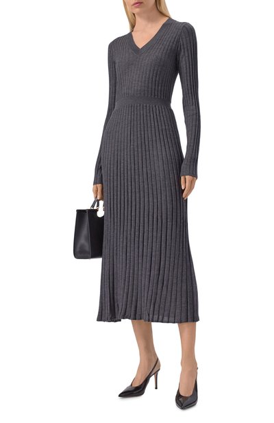 Женское шерстяное платье BRUNELLO CUCINELLI, арт. MHR895A92