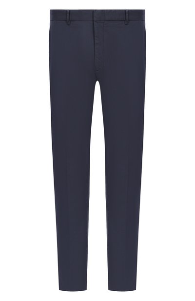Мужские хлопковые брюки ZEGNA, арт. TR00/UEI17A8/BLUE (B09R1)