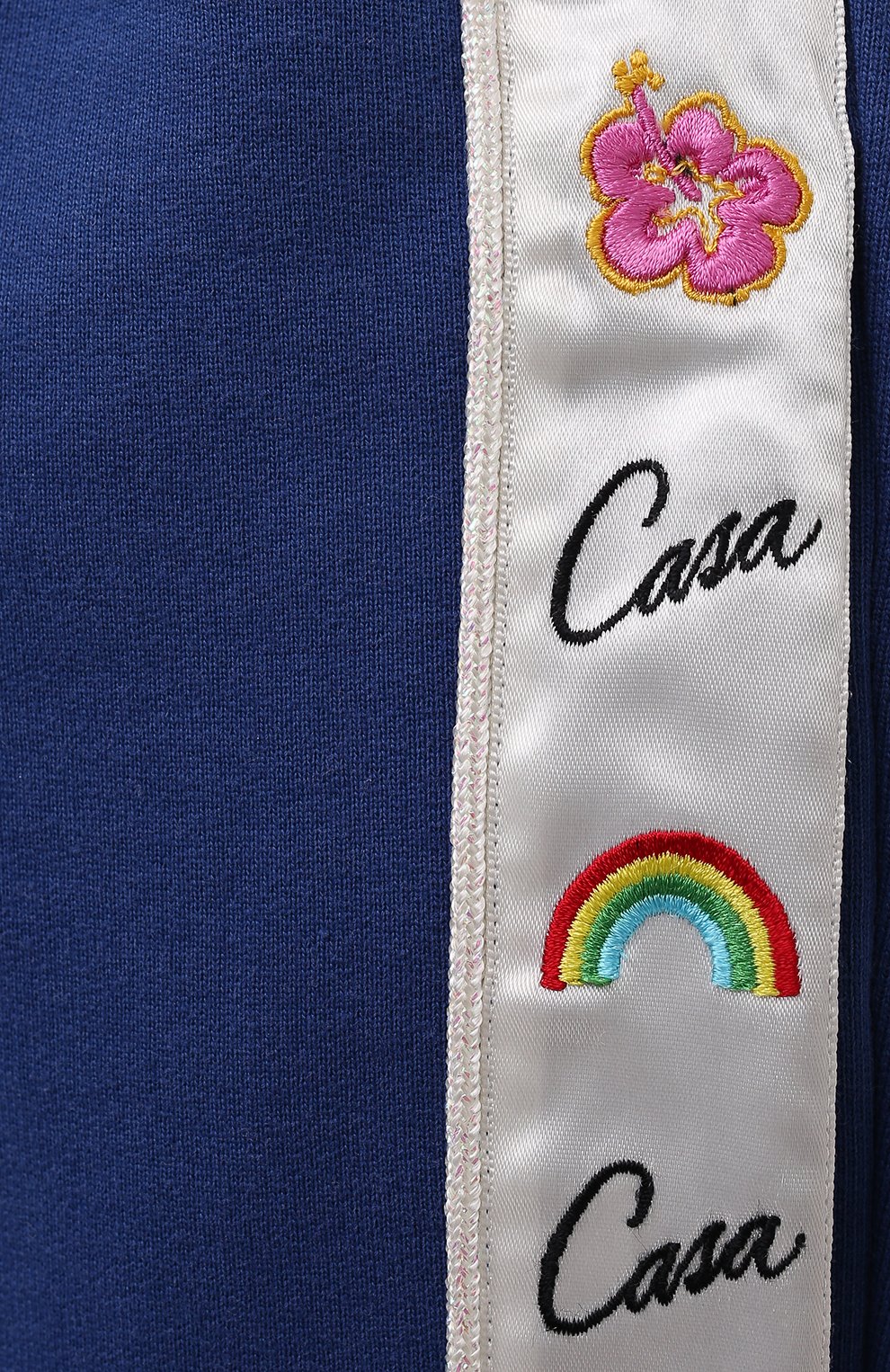 Хлопковые брюки CASABLANCA, арт. MS21-JTR-004 NAVY, фото 5