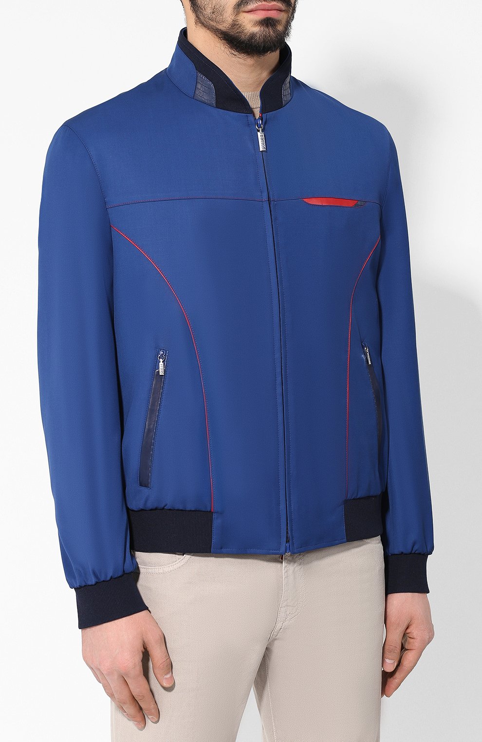 Шерстяной бомбер ZILLI, арт. MAR-F3000-30294/1001, фото 3