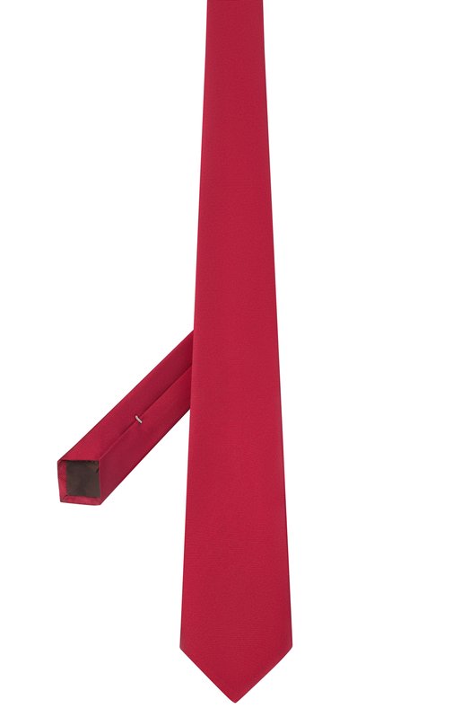 Шелковый галстук Canali 18/HJ04526 Красный  18/HJ04526 Фото 3