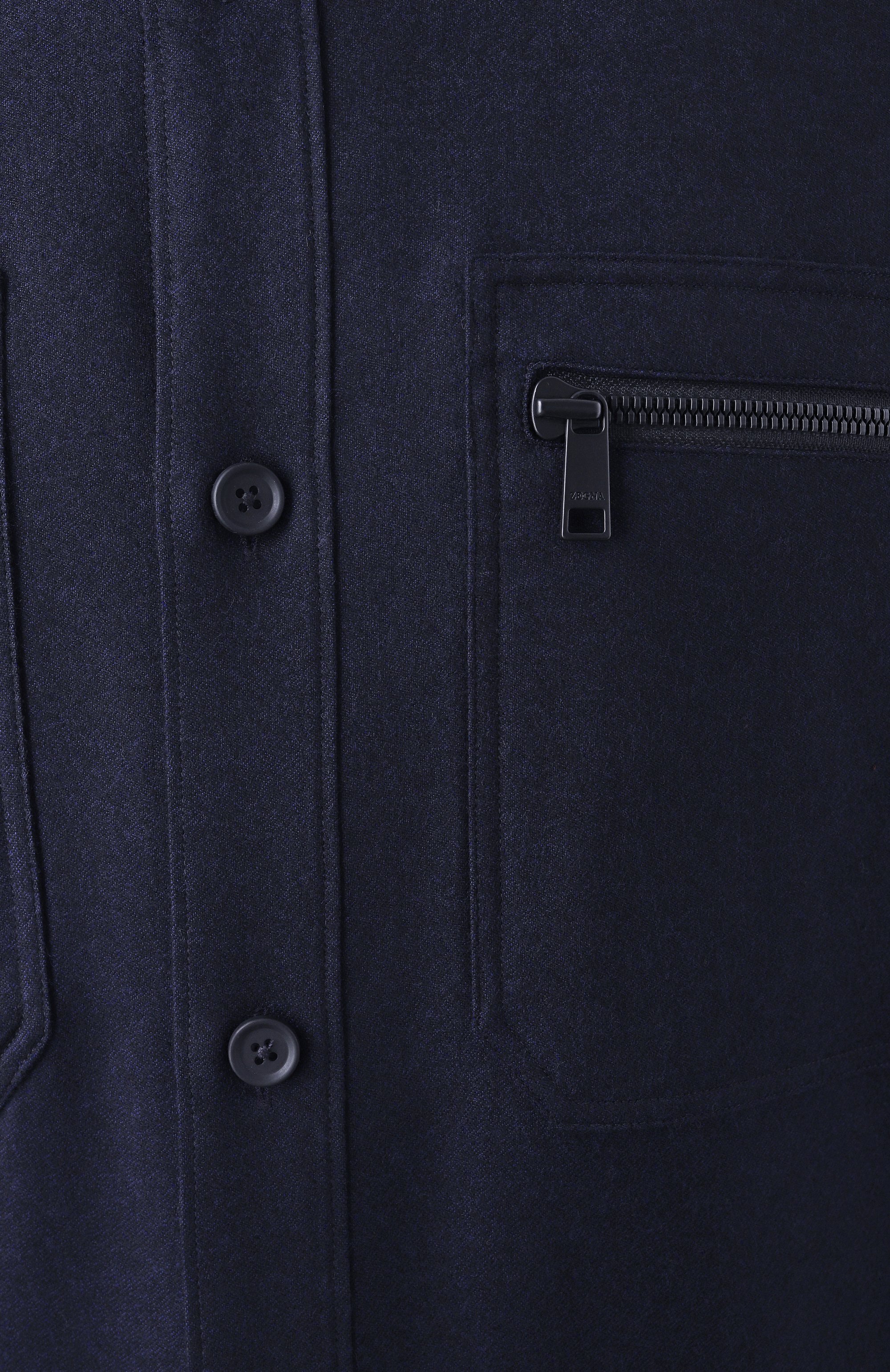 Шерстяная куртка-рубашка ZEGNA, арт. S0TM2/UEV01A8, фото 6