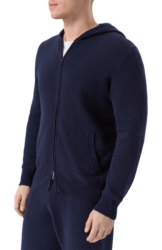 Кашемировый кардиган Andrea Campagna TS01-2221 Синий  TS01-2221 Фото 3