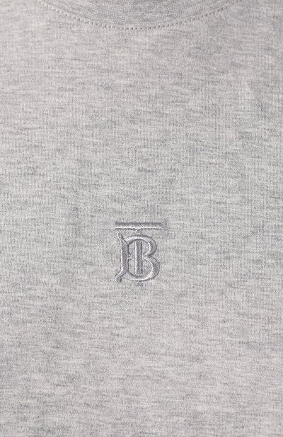 Хлопковая футболка BURBERRY, арт. 8029141, фото 5