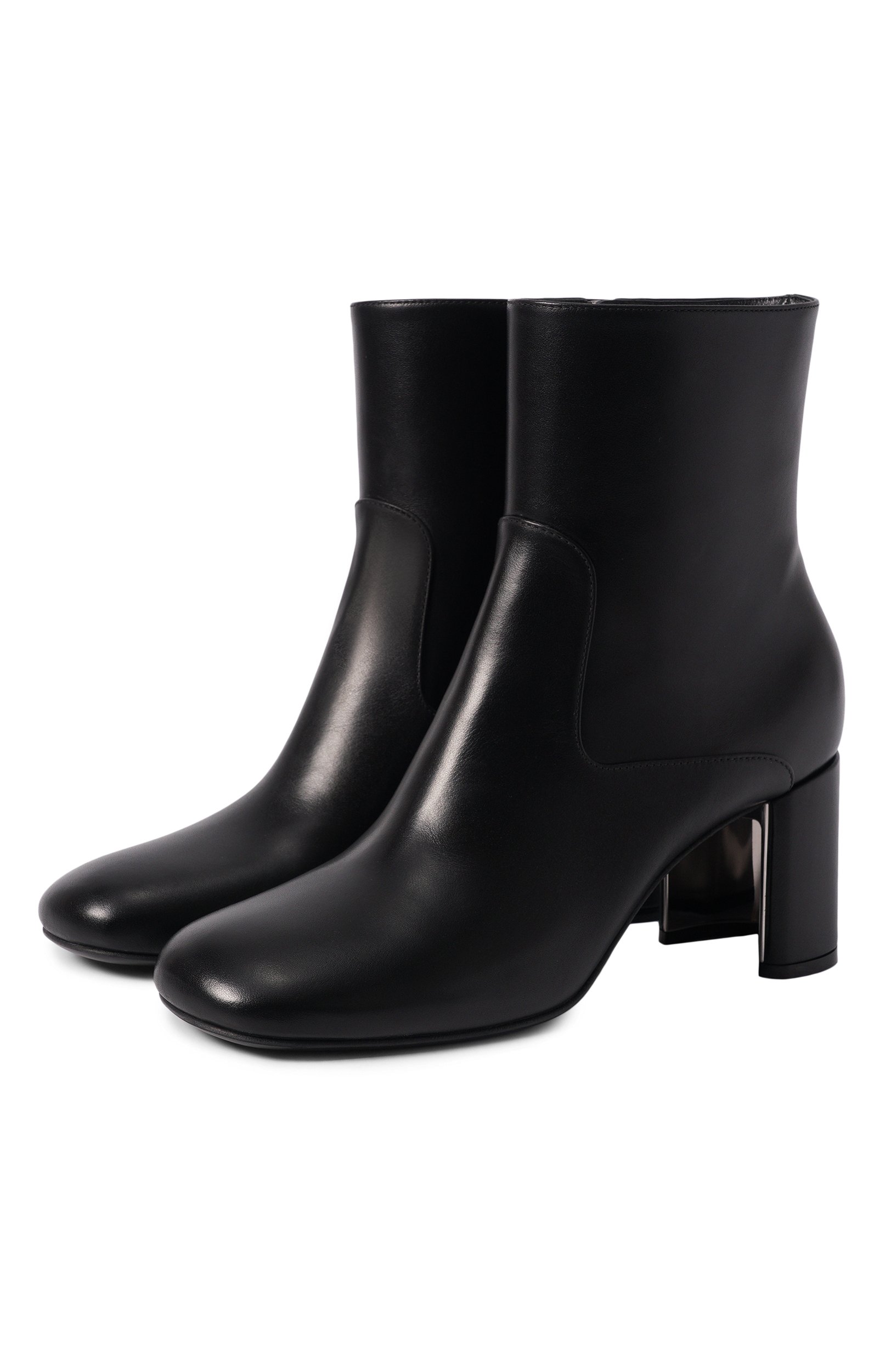 Кожаные ботильоны uma 60 CASADEI черного цвета по цене 138500 руб., арт. 1R562C0601/C3082, фото 1 Кожаные ботильоны uma 60 CASADEI, арт. 1R562C0601/C3082, фото 1