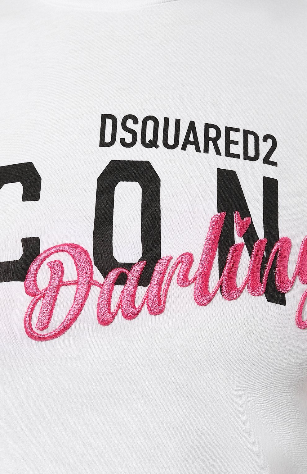 Хлопковая футболка DSQUARED2, арт. S80GC0064/S24668, фото 5