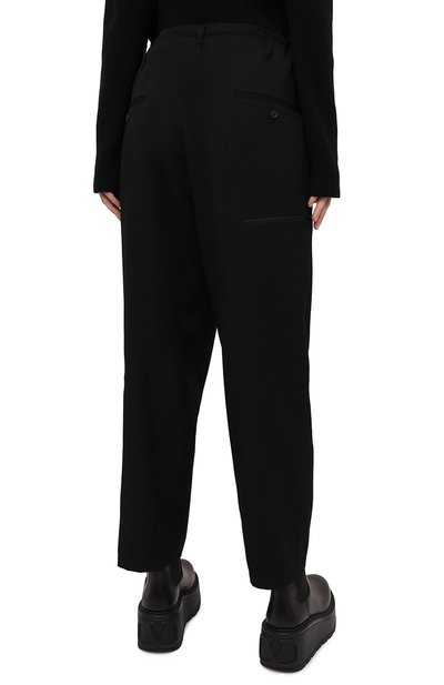 Шерстяные брюки YOHJI YAMAMOTO, арт. NR-P52-100, фото 4