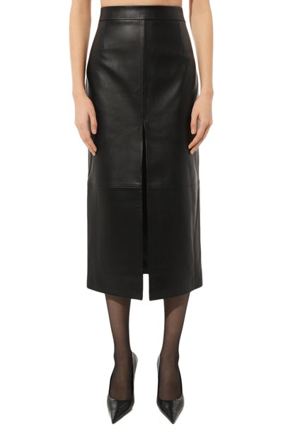 Кожаная юбка MAINLESS, арт. SK22-01-01-BL, фото 3