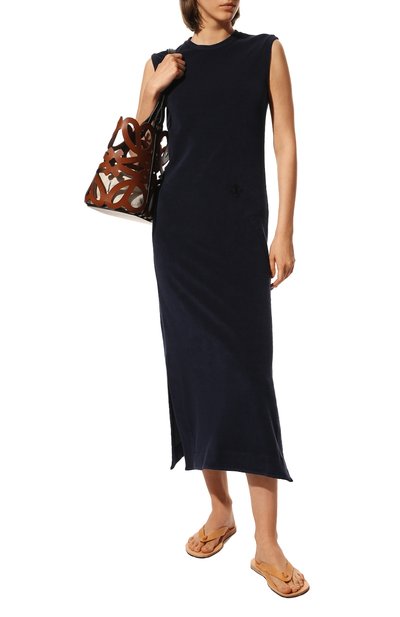 Платье из хлопка и льна JIL SANDER, арт. JPPU717501-WU249108A, фото 2