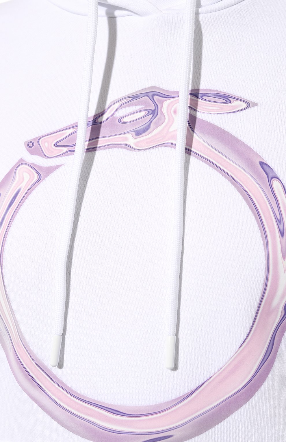 Хлопковое худи TRUSSARDI белого цвета по цене 16900 руб., арт. 56F00256-1T006303, фото 5 Хлопковое худи TRUSSARDI, арт. 56F00256-1T006303, фото 5