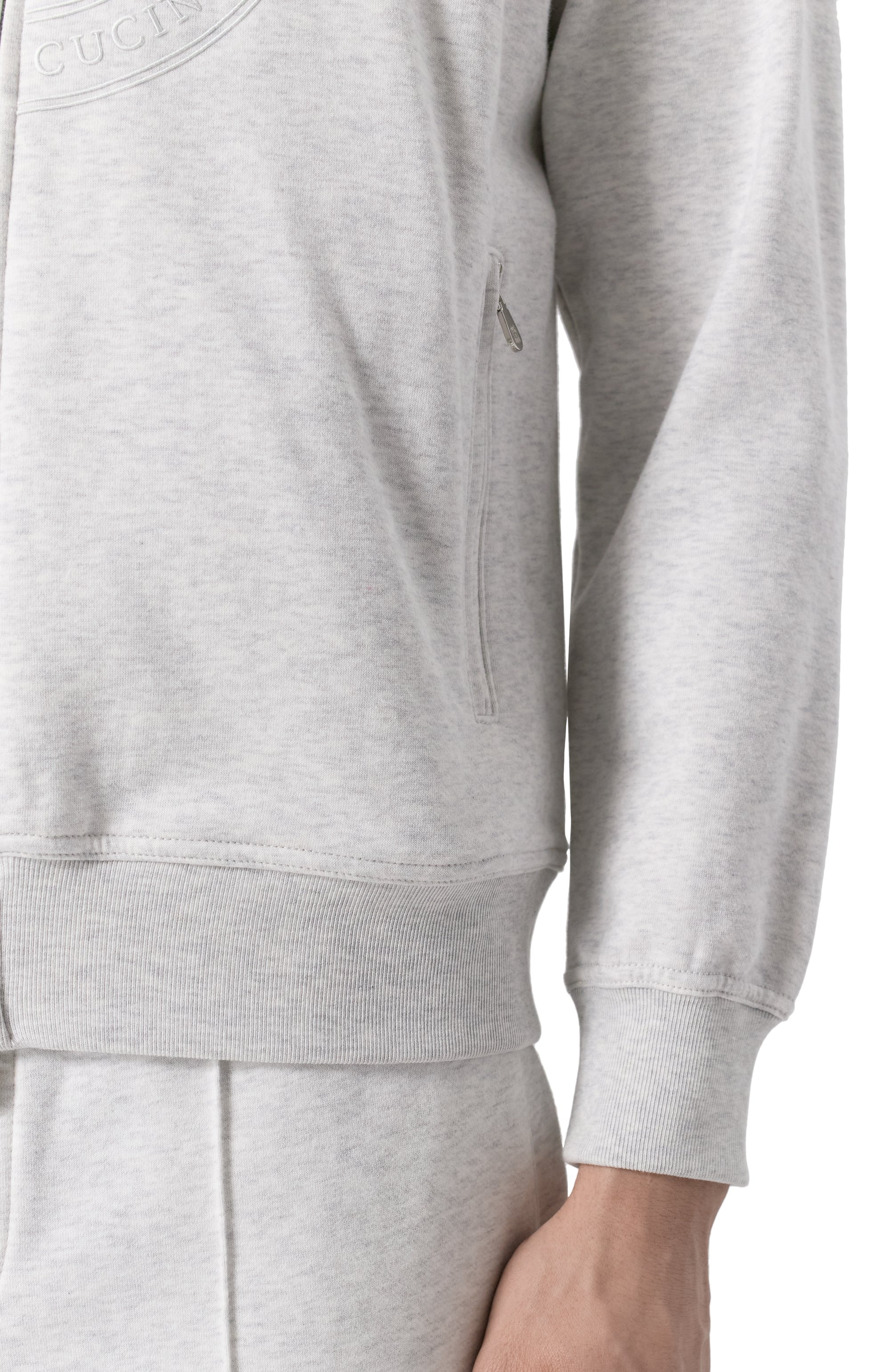 Хлопковая толстовка BRUNELLO CUCINELLI, арт. MM8363130G, фото 5