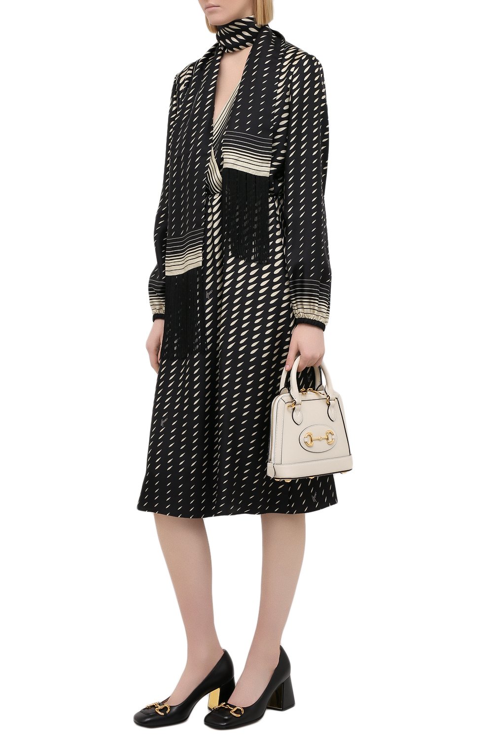 Шелковое платье GUCCI, арт. 643440/ZAGHV, фото 2